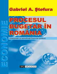 coperta carte procesul bugetar in romania de gabriel stefura